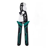 Zsling 8 Inch Inch Wire Strippers Crimpers Cutter Pliers Multi-Function Hand Tool Cable Cutting Wire Cutters