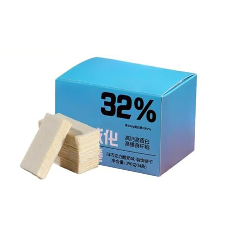 プロテインバー 低脂質 28本入 (14本入×2箱) ウエハース 詰め合わせ プロテインバー 低脂質 高タンパク質 30%-32% タンパク質 糖質控えめ ダイエットスナック 個包装 高食物繊維 香料無添加 砂糖不使 (プロテインバー ホワイトチョコレート