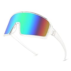 White Frame Gradient Green Lens