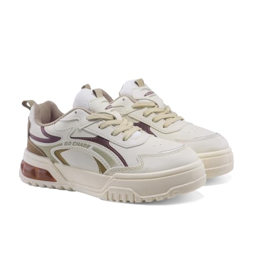 Image of ASIAN Victoria-01 Chunky Sneakers for Women & Girls | Lightweight Fashion Shoes with Cushioned Sole, Cool Colour Design & Stylish Look for Casual Wear, Travel, College & Outfits