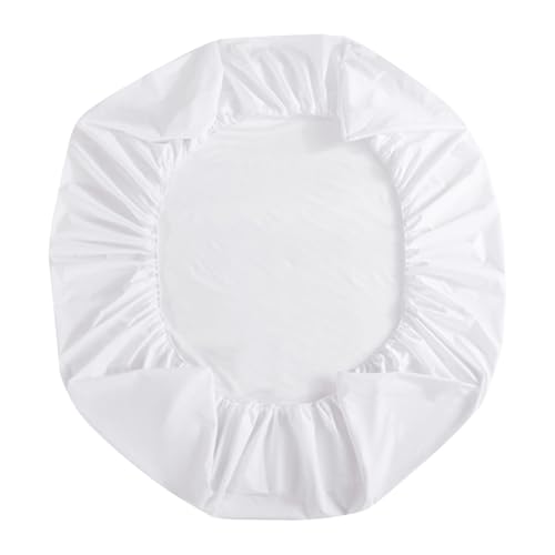 Wasserdichtes Spannbetttuch, Matratzenschoner mit elastischem Gummiband, Doppelbettgröße 150 x 200 cm, 30 cm tiefe Tasche, atmungsaktiv und hypoallergen, schützt vor Hausstaubmilben und Allergenen