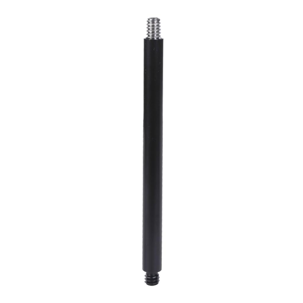 Elnwnnkc 1/4" Aluminum Tripods Mount Extended Rod Lamp Holder, 1/4'' Threaded Poles for DSLR Motion Camera