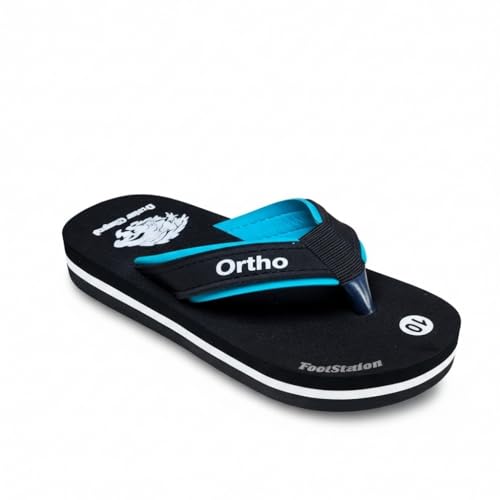Image of Ortho Comfort Flip Flops, Multi Colour Combination, Comfortable Stylish Casual Boys Slipper | 2-10 Years. (Refer size chart in images)