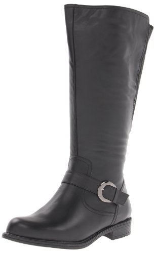 David Tate Womens Branson Extra Wide Shaft Tall Riding Boots