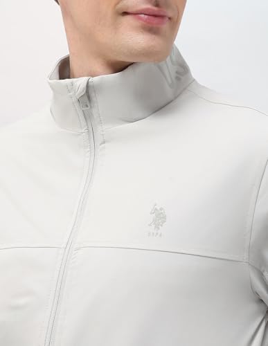 Image of U.S.Polo Association Men's Regular Fit Solid Casual Jacket