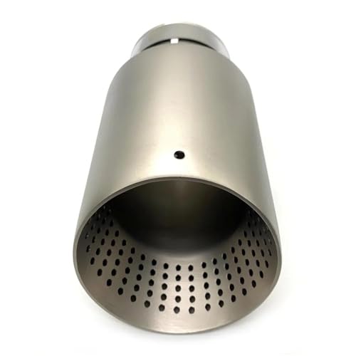 Embout d'échappement Golf 7 en inox mat isolant et silencieux universel