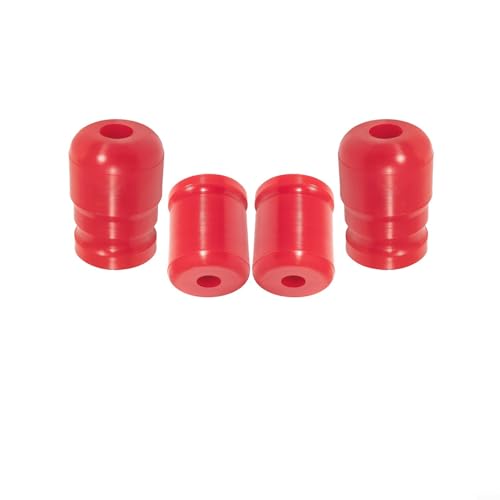 Rehoetom Topes delanteros y traseros 1-1303 1-1304 para Wrangler JK JKU 2007-2018 de repuesto con cojines de goma, juego de 4 piezas