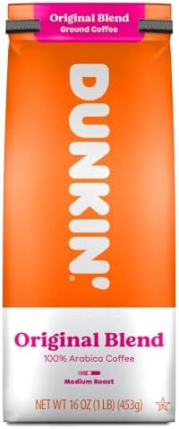Dunkin' Donuts Original Blend Ground Coffee, 453 g