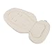 Generic Anti Slip Bottom Infant Car Seat Insert, Soft Cotton Stroller Cushion with Washable Cover, for Baby Strollers, High Chairs and More (Beige)