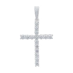 1.75 Cts Cross Pendant