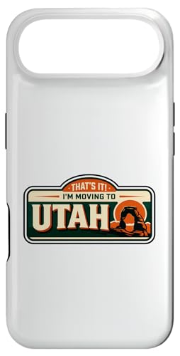 That's It I'm Moving to Utah ���B���e�[�W�X�L�[�p�X �A�E�g�h�A�\���g �X�}�z�P�[�X iPhone Air �p