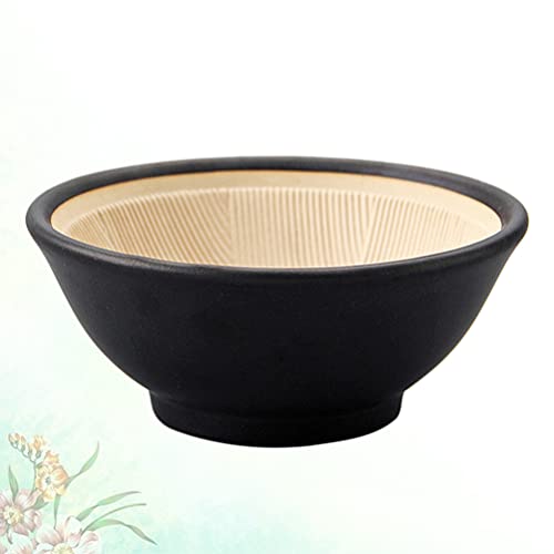 Tazón de cerámica japonesa estilo Suribachi 12 cm miniatura 2