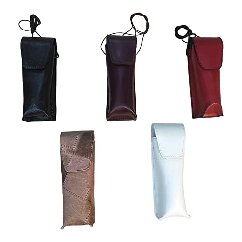 Portaocchiali in pelle unisex Made in Italy