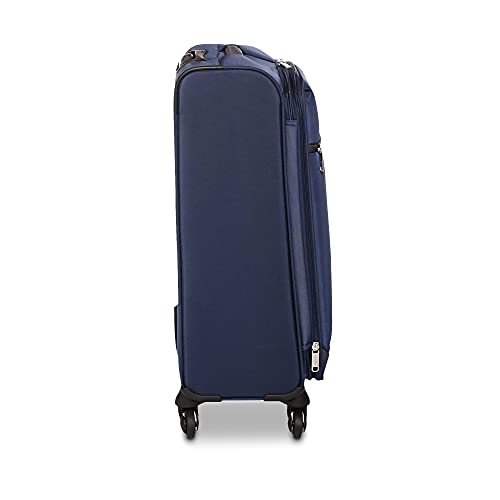 Amazon Basics 25.9-Inch Softside Spinner, Navy Blue #TOP3