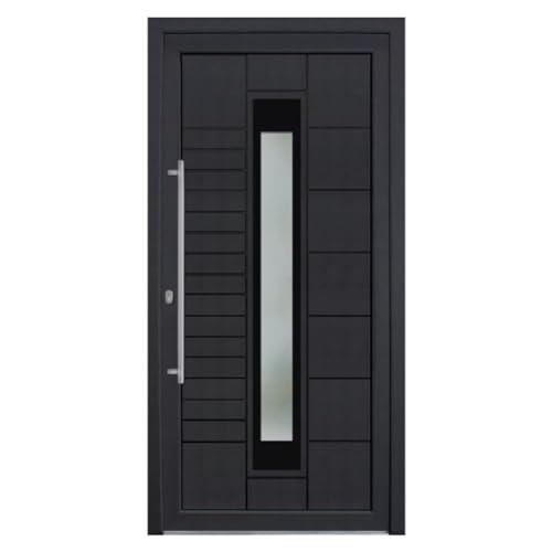 HORI Haustür Kunststoff, aluminium, Komplettset konfigurieren, Hauseingangstür Modern...