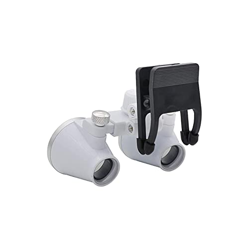 Lupas, lupas iluminadas con Montura para la Cabeza, Lupa Binocular con Clip de 3,5 aumentos para Laboratorio, para Pasatiempos, Lectura, joyería, Manualidades y Relojes.,