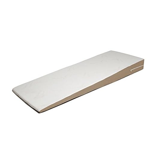 Avana Super Slant Full Length Bed Wedge Memory Foam Pillow with Cooling Tencel Cover, Half-Queen