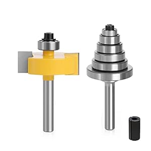 Sfqevhrz Falzfräser mit 6 Lagern