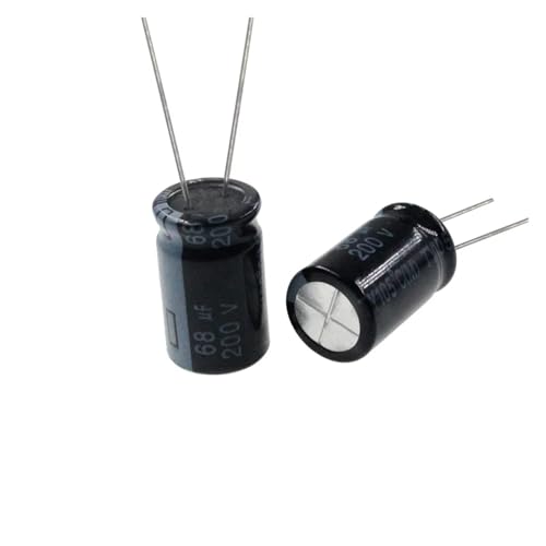 Condensateurs électrolytiques radiaux 200V 68uF pour réparer une alimentation