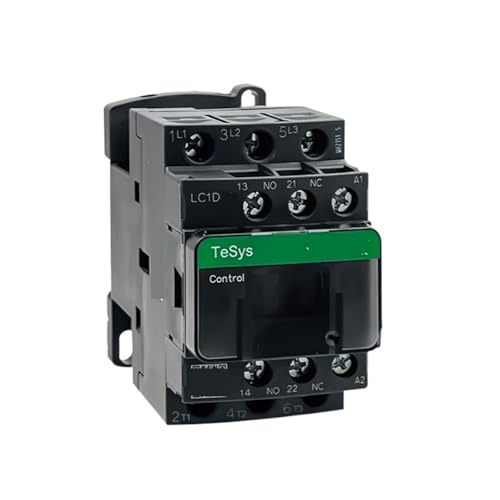 Contacteur tripolaire LC1D09 220V noir a coupure triphasee securisee