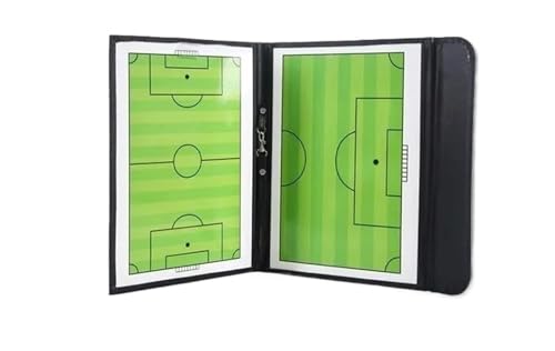1 Juego de pizarra táctica magnética plegable for fútbol con marcador borrado en seco - Portapapeles portátil for entrenamiento Para Entrenadores