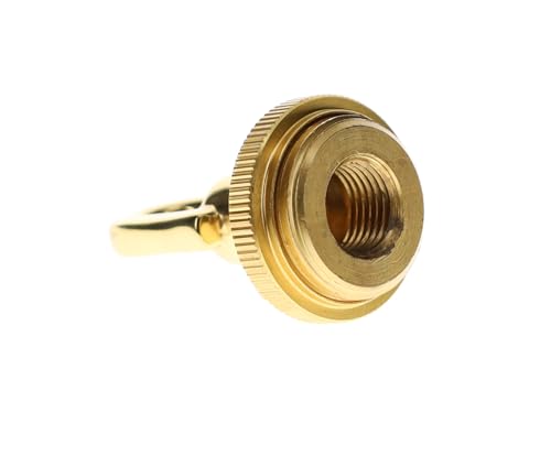 Image of B&P Lamp Cast Brass Screw Collar Ceiling Light Canopy Plate Kit