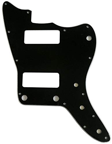 JX^M^[sbNK[h Fits US Jazzmaster With P90 Pickups Style No Rhythm Control Style Guitar Pickguard (3vCubN)