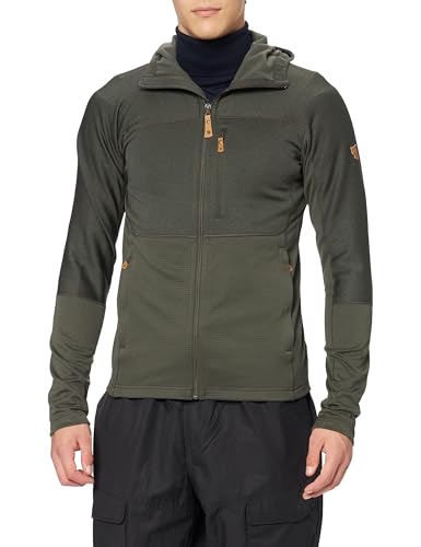 Image of Fjallraven Abisko Men's Trail Full Zip Hooded Fleece - Breathable, Comfortable, Lightweight Fleece Warmth - Hiking, Trekking