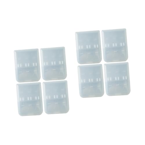 2 Set Scatola Porta Testine Per Spazzolino Per Accessori Da Viaggio Da Custodia Da Testina Per 4 pezzi x 2