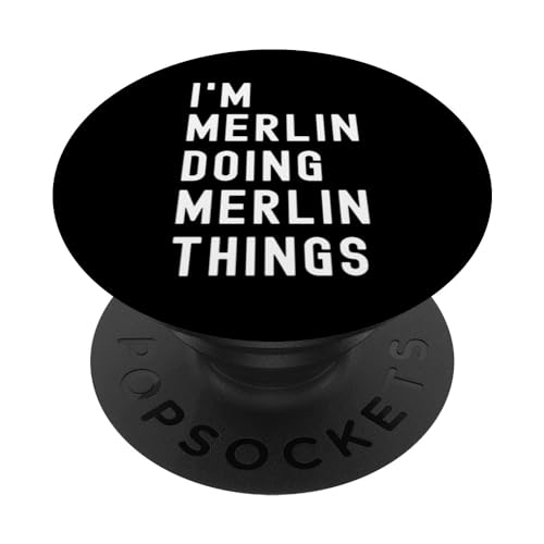 Soy Merlin Haciendo Cosas de Merlin PopSockets PopGrip Adhesivo