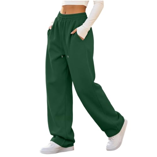 Baggy sweatpants for women Wide Leg drawstring pants with Pockets - image 2