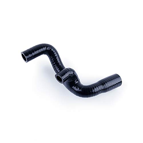 Kit de tubo refrigerante de silicona para radiador para Volkswagen Golf MK3 GTI 2.0L 8V 115CV 1992-1998 (Negro)
