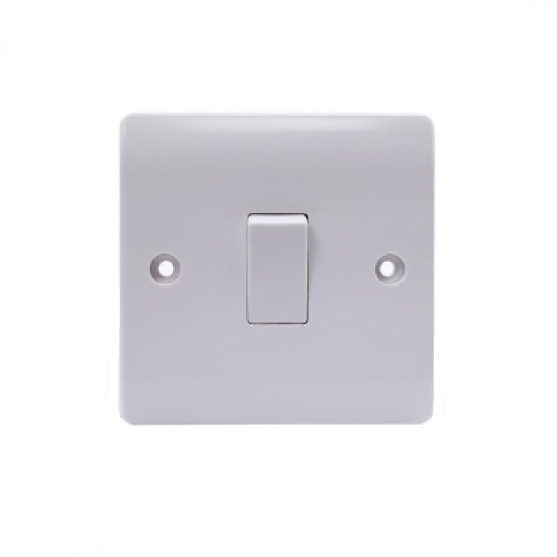 AdmoreAL ARQAM 13A 1 Gang Single Pole Switch Socket - Electrical Outlet for Home and Office Use