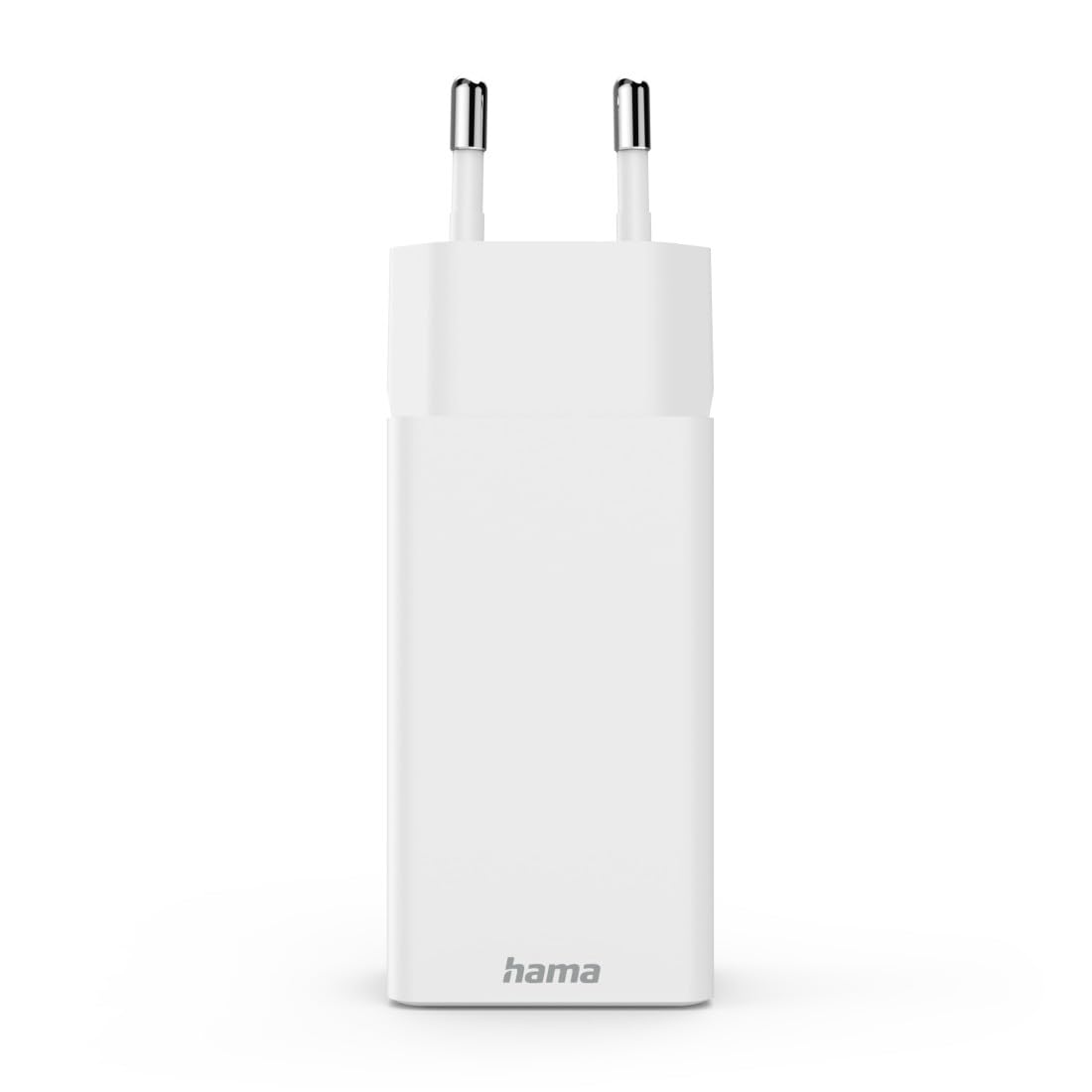 Hama Ładowarka sieciowa mini 65 W, 2x USB typ C, 1x USB A (mała, lekka, adapter ładowania, Power delivery, Quick Charge, wydajna, szybka) biała