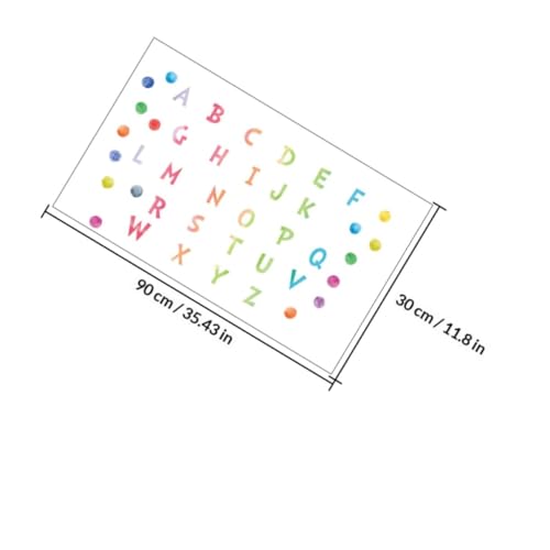 Stickers de letras acuarela auto adhesivos 2 piezas miniatura 2