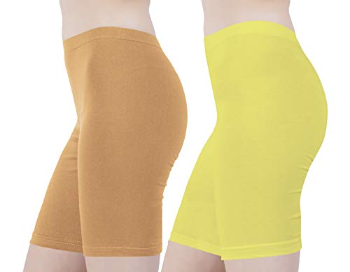 Image of Buy That Trendz Cotton Lycra Tight Fit Stretchable Cycling Shorts Womens | Shorties for Active wear /Exercise /Workout /Yoga /Gym /Cycle /Running Red Grey Combo Pack of 2