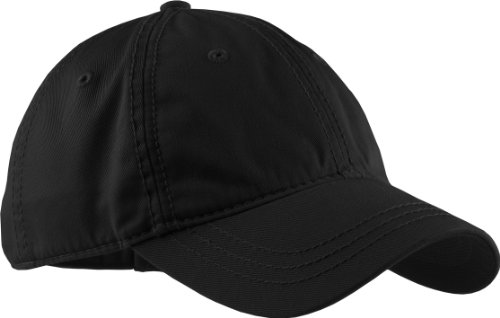 District Threads DT610 Thick Stitch Cap - Black - OSFA