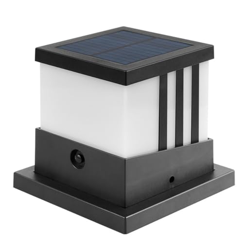 Luz solar de poste PRETYZOOM para iluminar y decorar el jardín o patio esta noche