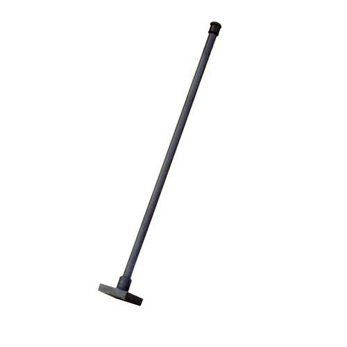 Steel Tamper with 150cm Handle 12.5x12.5cm Garden Rubber Grip for Laborsaving All-Steel Heavy Duty Ideal Tool Leveling Ground Installing pavers and Repairing Blacktop