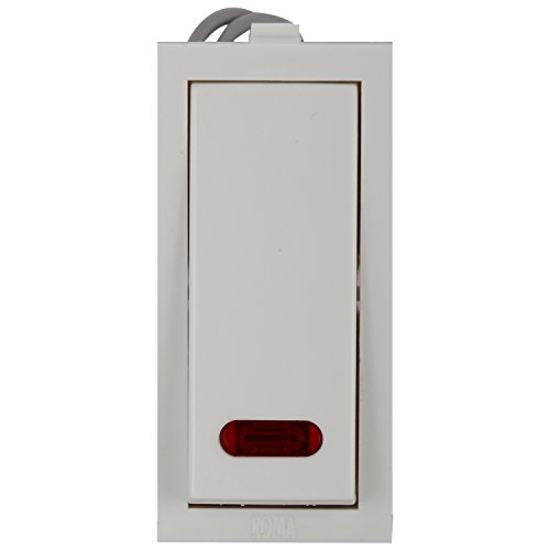 Anchor Roma 1-Way S.P. Switch 22014, White, 25 amp 240V