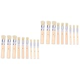 Pinceau à pochoir en poils naturels - le pinceau à pochoir est fabriqué à partir de poils naturels avec un manche en bois, idéal pour les types de peinture pochoir