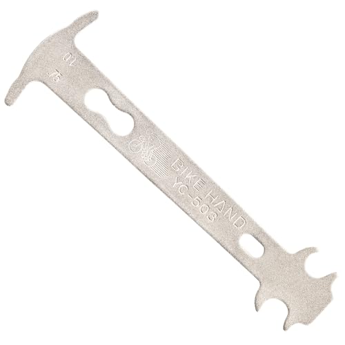 BikeHand Bicycle Chain Wear Indicator Tool Chain Checker - Compatible with Shimano Sram Campagnolo KMC & Other Brands for 7 to 12 Speed Chains - Maintenance for Road, Mountain & Hybrid Bikes