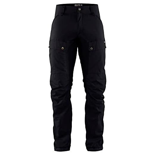 Fjallraven herr Keb byxor M långa sportbyxor Svart 52