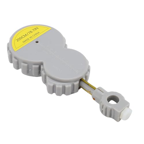 Cinta métrica giratoria con botón retráctil 6.56FT miniatura 3