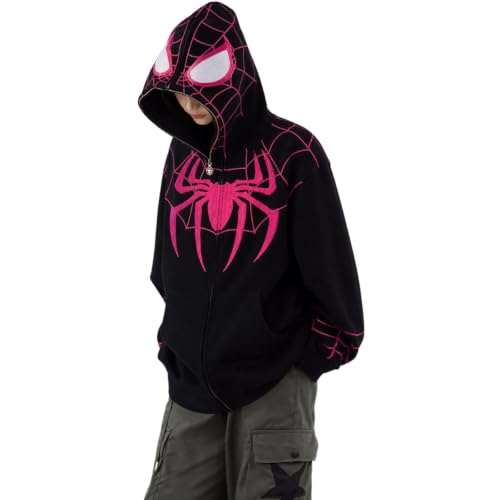 Image of Spider Hoodie for Men/Women Superhero Fan Hooded Jacket Oversized Jumper