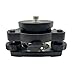 LS2015 Black Tribrach with Optical Plummet with GPS Rotary Adapter, Optical Plummet Adapter with 5/8x11 Thread Rotary Mount for GPS