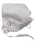 Angel Lace Christening Handkerchief Bonnet