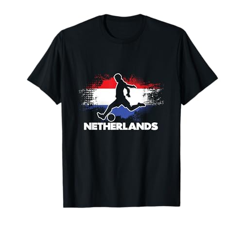 Bandera de los Países Bajos | Equipo de fútbol | Holanda Footballer Camiseta