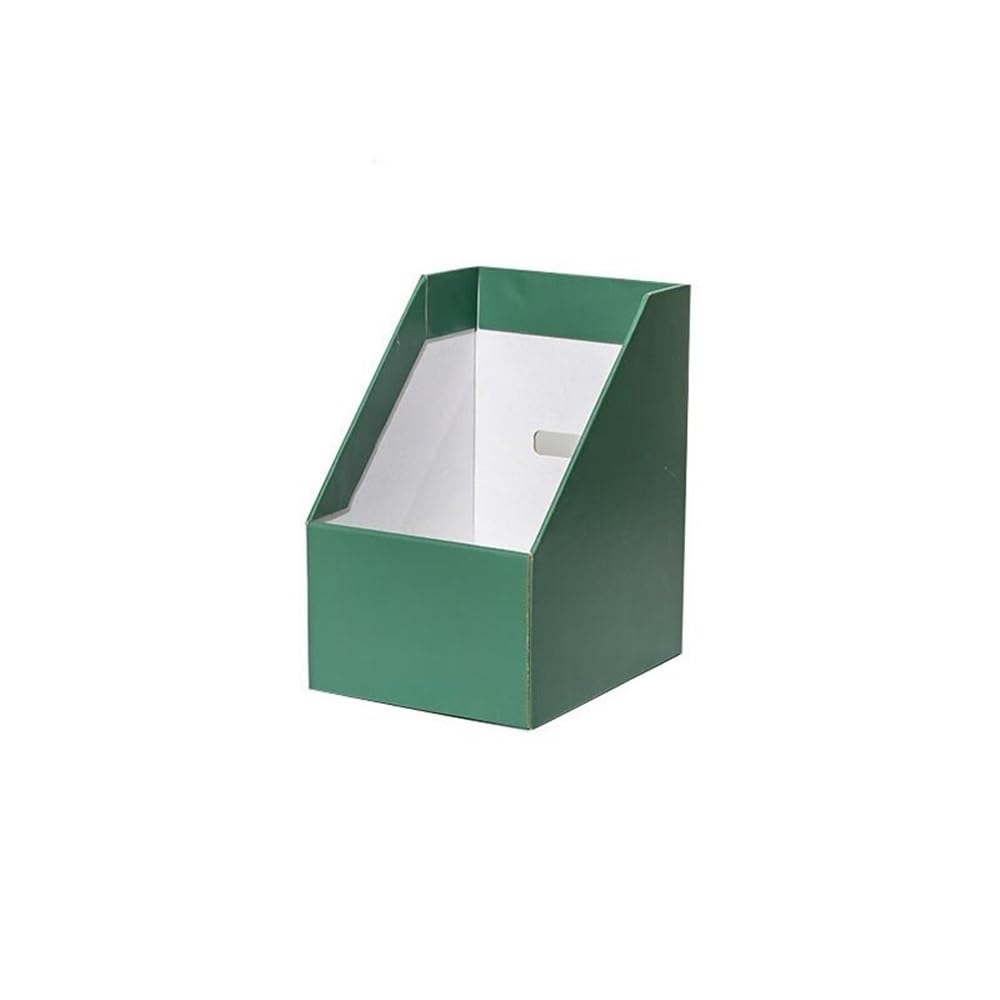 FZL02068LM Paper Organizers Magazine File Holder for Files for Paper Literature Documents Office Trays(Green)