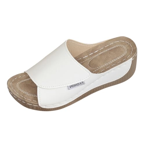 duaicnvow Sandalias ortopédicas para mujer 2026 Cómodas zapatillas de verano con plantilla Chancletas Comodas Tacon Flexibles Transpirables y Antideslizantes Zapatillas